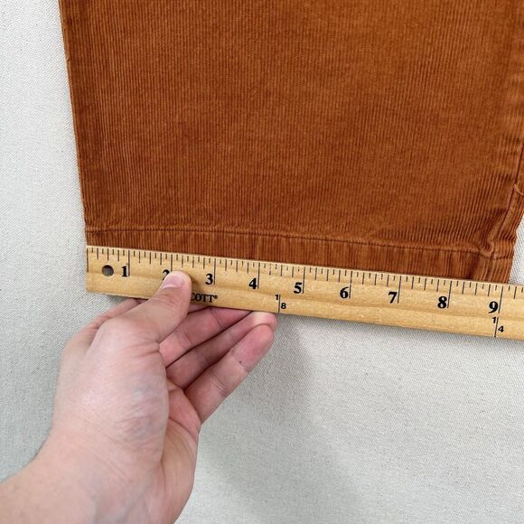 Outerknown Lou Cord Pants Women’s 24 Faded Cedar Brown High Rise Corduroy - Picture 15 of 16